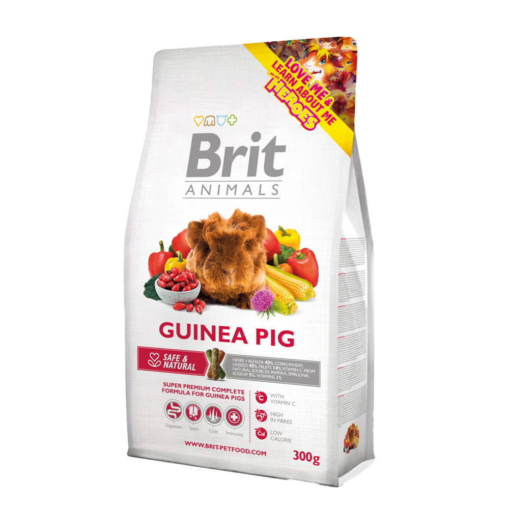 Brit Animals Guinea Pig Complete Pokarm dla Świnki Morskiej 300g
